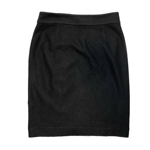 Banana Republic Wool Pencil Skirt Size 6 Black. - Picture 2 of 4